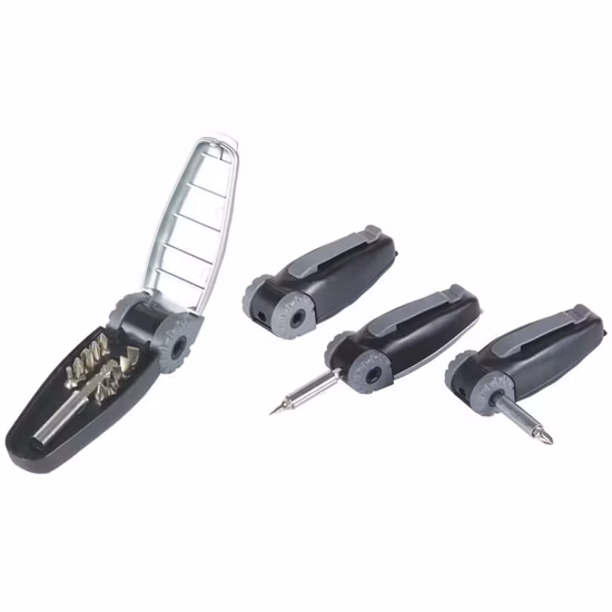 Juego de herramientas de destornillador 11 en uno Herramienta de reparación de piezas de cables Herramienta combinada Herramientas múltiples Juego de herramientas manuales Herramientas de hardware Juego de destornilladores de regalo promocional