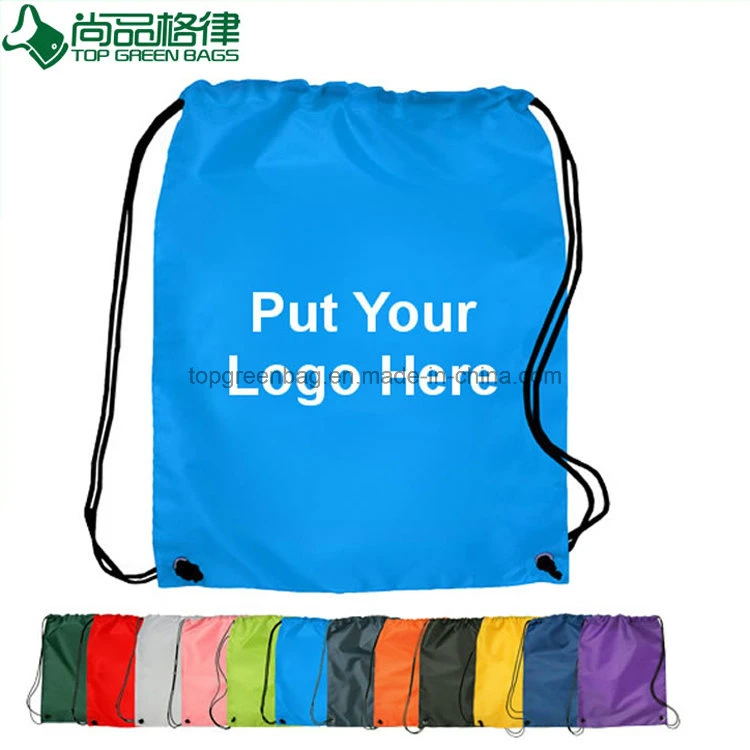 Polyester Promotional Leisure Drawstring Backpack, Drawstring Sports Bags